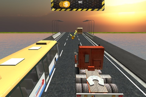 A Highway Truck Race - Wheels Of Furious Trucker FREE screenshot 2