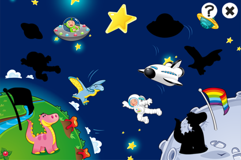 Space learning game for children age 2-5: Train your skills for kindergarten, preschool or nursery school screenshot 4