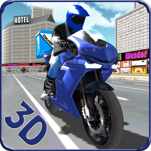 Postman Courier Moto Bike Rider Delivery Boy Simulator