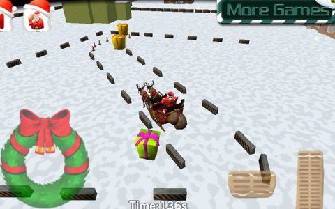 Santa Claus Sleigh Parking 3D screenshot 2