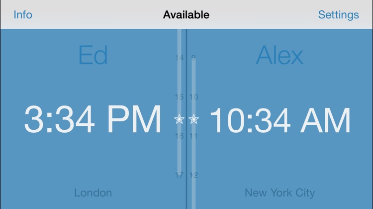 Here & There - World Clock and Availability Tracker