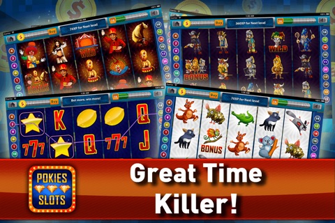 Pokies Slots 777 Lucky Casino - Fun Progressive Style Las Vegas Jackpot Slot Machines 3D FREE screenshot 4