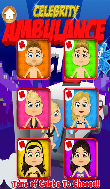 Celebrity Ambulance - Emergency Trauma Nurse & Doctor Games - Save a Life