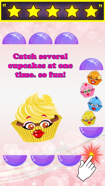 Cupcake Catch - Sweet Pretty Cool Glitter Cake Catching Fun for Girls Hot Top Maker Making Smile Happy Love Sprinkles Rainbow Smart Super Color Catcher Amazing Endless Hot Market Bakery Rush Dash Temple Saga Treat Make Game