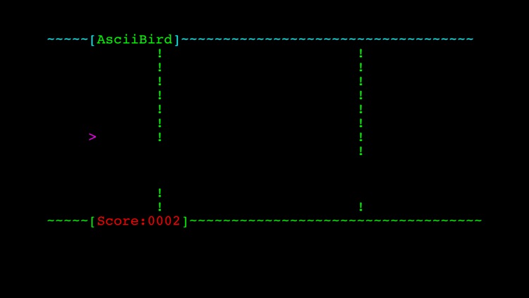 Ascii Bird Game