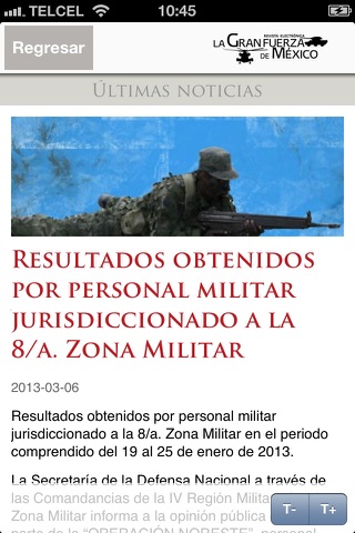 Revista Oficial La Gran Fuerza de México para iPhone screenshot 3