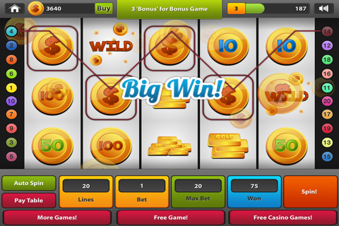 Klondike Gold Rush Slots FREE - Spin the Casino Wheel Bonus Slot Machine screenshot 2