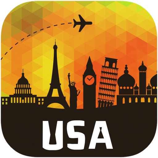 USA United States offline map & guide Hotel, weather, trips: New York NEW YORK CITY,Los Angeles,Chicago,Miami icon