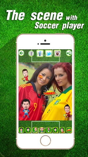 Cheer World Football Soccer Booth Sticker - 2014 Brazil Edit(圖3)-速報App