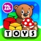 Toys Train • Kids Love Learning Toys: Fun Interactive Adventure Game with Animals, Cars, Trucks and more Vehicles for Children (Baby, Toddler, Preschool) by Abby Monkey®