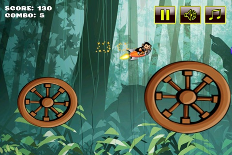 Tiny Ape Jungle Adventure - Jump and Catch the Balloons Mania - Pro screenshot 4