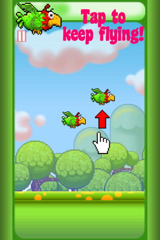 Pixel Parrot Flyer - Endless Fun Flying Adventure Free screenshot 3