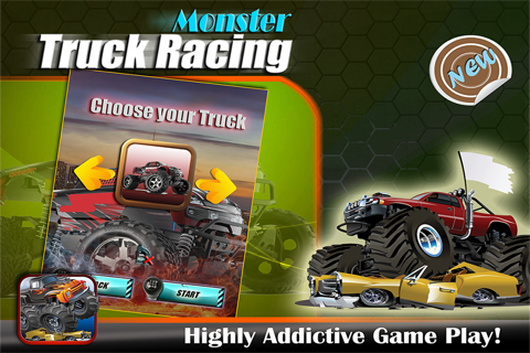 Monster Truck Extreme & Reckless Racing PRO : Drive Really Big 4X4 Race Trucks screenshot 2