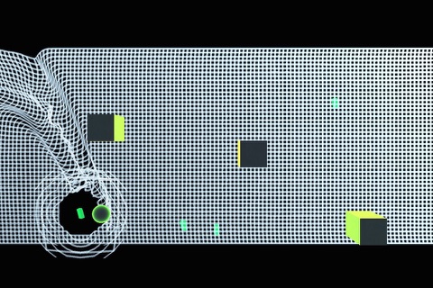 Neon Bouncing Ball - Tap to bounce and avoid the obstacles! screenshot 3