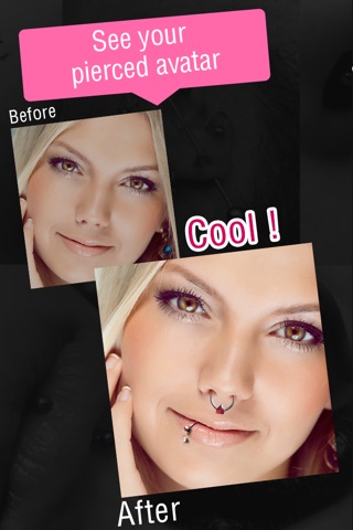 Pimp My Piercing PRO - Virtual Body Piercing Booth - Face Tune App for Your Virtual Face Makeover screenshot 2