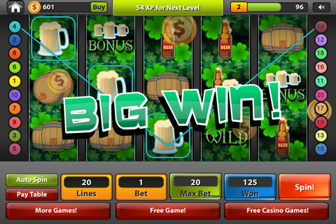 Leprechaun Slots FREE – Spin the Irish Luck Bonus Casino Wheel , Big Win Jackpot Gold Fortune Fever screenshot 2
