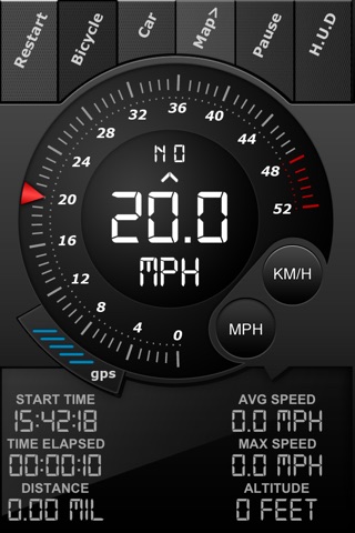 Speedometer GPS Tracker+ HUD and Track information screenshot 2