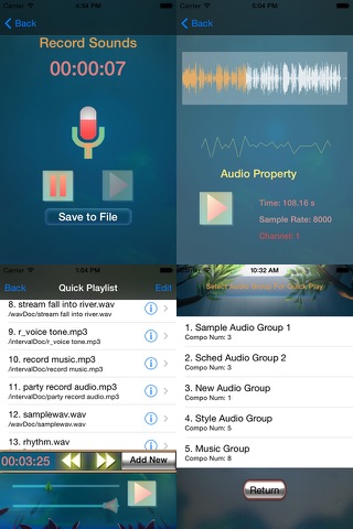 Audio Music Plan Player HD screenshot 4