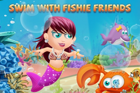 Little Mermaid Reef : The World of Pretty Dolphins & Underwater Treasure screenshot 2