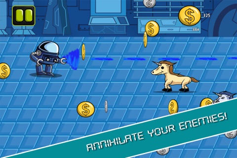 Robot Sci Fi Battle PRO - Survive an attack From The Evil Unicorn screenshot 2