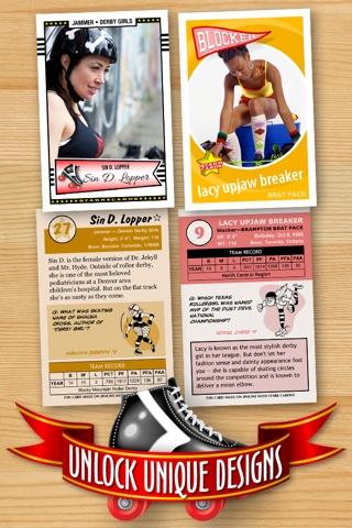 Roller Derby Card Maker - Make Your Own Custom Roller Derby Cards with Starr Cards screenshot 3