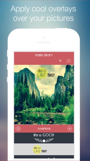 InstaStory - Funny overlays for your pictures, share them to(圖2)-速報App