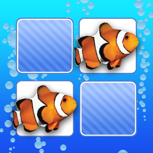 Memo Game Sealife Photo for kids and toddlers