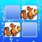 Memo Game Sealife Photo for kids and toddlers