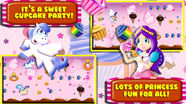 My Pretty Pony Princess and Her Little Cupcake Party FREE(圖1)-速報App