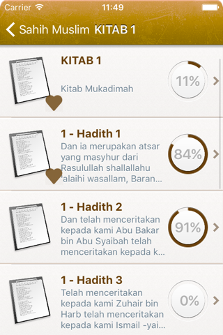 Sahih Muslim Indonesian Pro screenshot 2