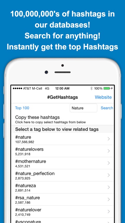 GetHashtags Free - Copy & Paste Most Popular Hashtags for Instagram