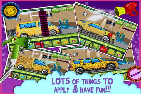 Little Taxi Wash- Kids & Girls Learning & Fun Games screenshot 2