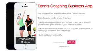 テニスコーチングビジネス - ビジネス管理ソリューションのおすすめ画像1
