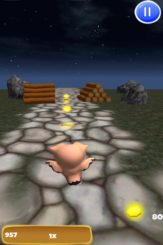 A Owl Run: 3D Bird Running Game - FREE Edition screenshot 3