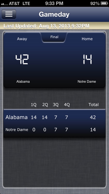Notre Dame Football Live screenshot-4