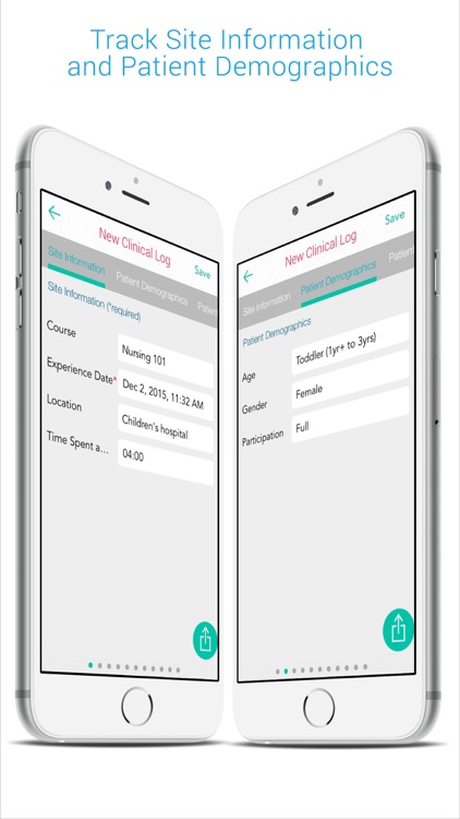 nTrack Clinical Log