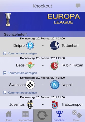 Europa L. 2013-2014 screenshot 3