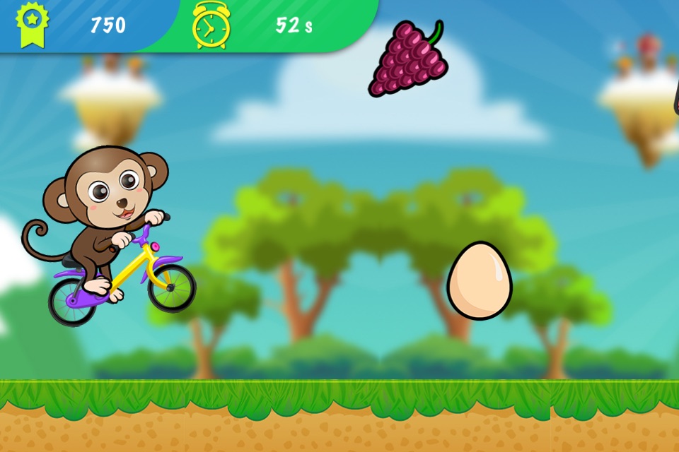 ABC Jungle Bicycle Adventure preschooler eLEARNING app screenshot 3