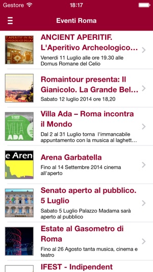 Eventi Roma