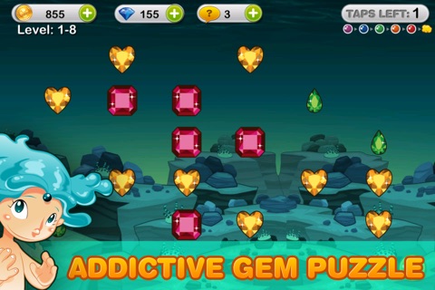 Gem Popper Jewel Crush for iOS7: A Candy Color Blitz screenshot 2