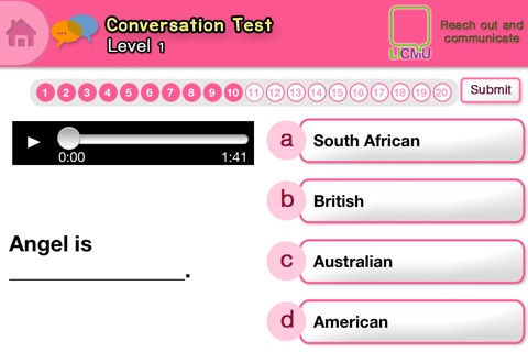 LICMU Conversation Test screenshot 3