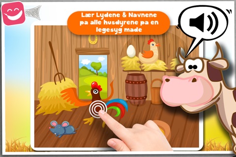 Sound Game Farm Animals Cartoon for kids and toddlers screenshot 4