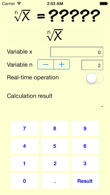 RootCalculator