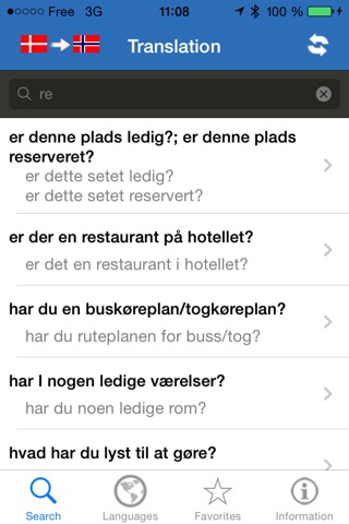 Speak the languages of the Scandinavian countries: Finnish, Norwegian, Swedish, Faroese, Danish, Icelandic screenshot 2