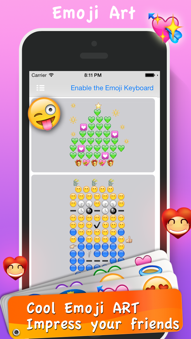 Emoji New & Emojisキーボード、ステッカー、テキスト顔文字のおすすめ画像2