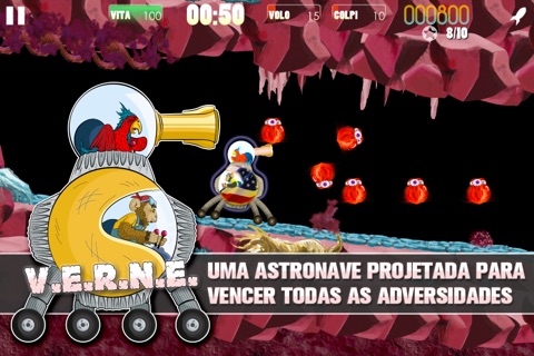 Martian Caves - Enter and racing on Mars, Fly, play the new fantasy game 2D and enjoy your adventure! screenshot 4