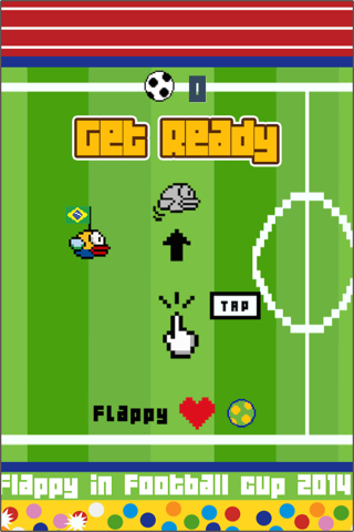 Flappy in Football cup 2014 Edition screenshot 3
