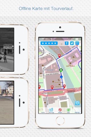 Berlin Fahrrad Tour Guide: Berliner Mauer und Highlights Radtour mit Multimedia GPS Audioguide Videoguide inkl. Routen-Navigation mit Offline Karte - SD screenshot 3