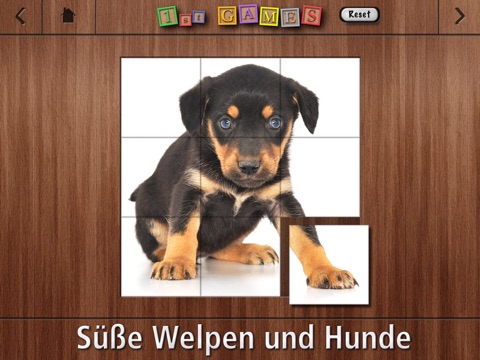 1st GAMES - Cute puppies and dogs HD puzzle for kids screenshot 4