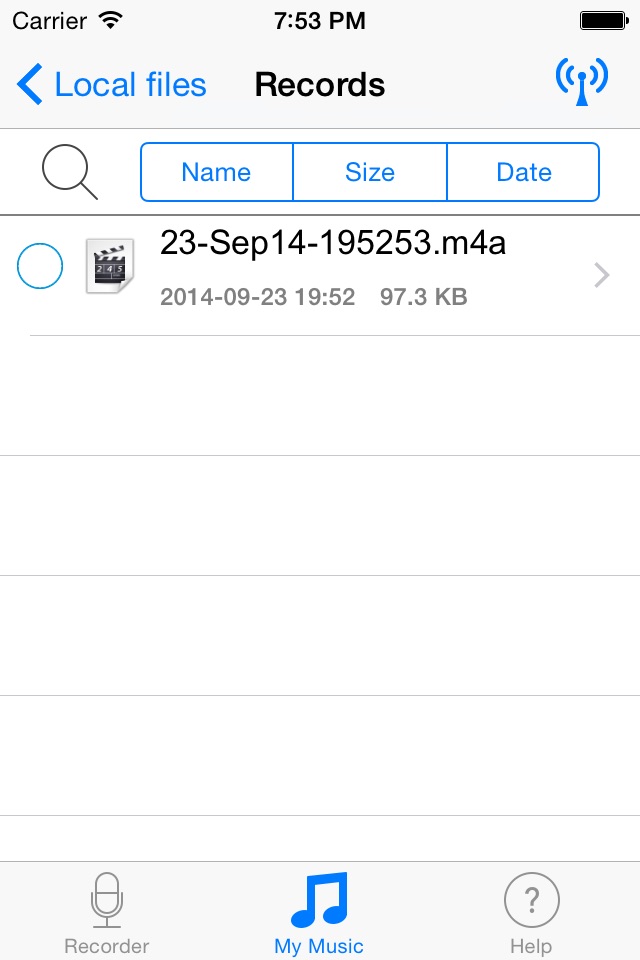 Voice Recorder - Record Memo.s from Phone to Dropbox screenshot 2